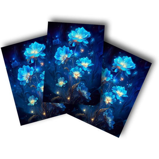 Sticker – Blumen der Nacht