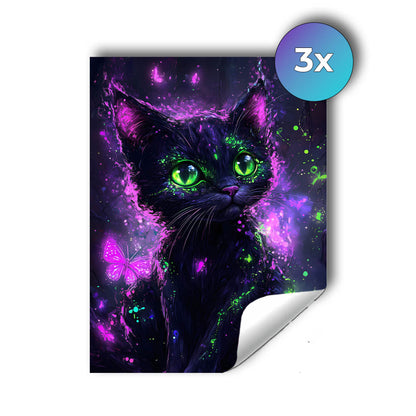 Sticker – Magie der Nachtkatze
