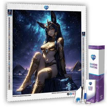Diamond Painting - Anubis-Göttin