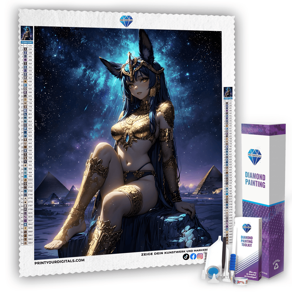 Diamond Painting - Anubis-Göttin