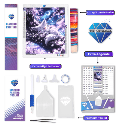 Diamond Painting - Traumfuchs