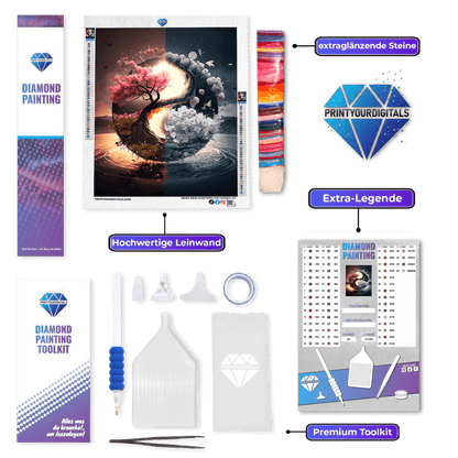 Diamond Painting - Spiritueller Baum des Lebens