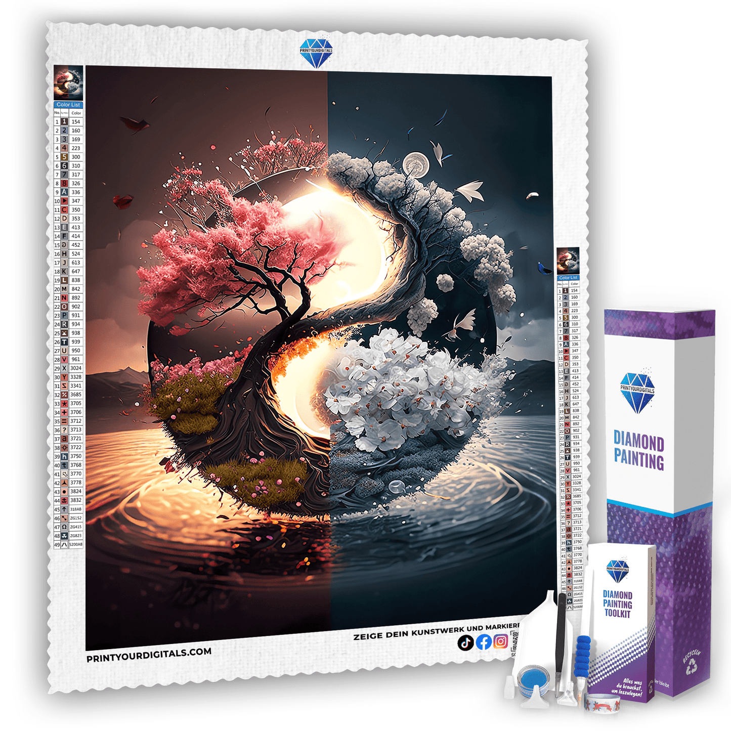 Diamond Painting - Spiritueller Baum des Lebens