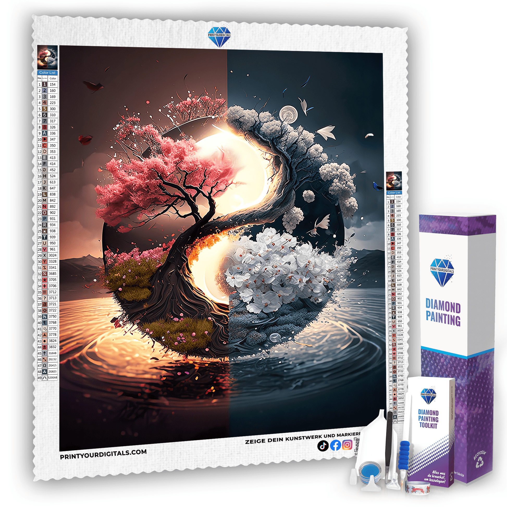 Diamond Painting - Spiritueller Baum des Lebens