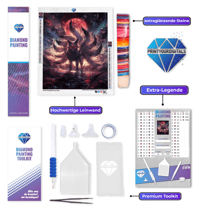 Diamond Painting - Schattenfuchs