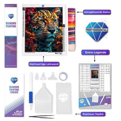 Diamond Painting - Wächter des Dschungels