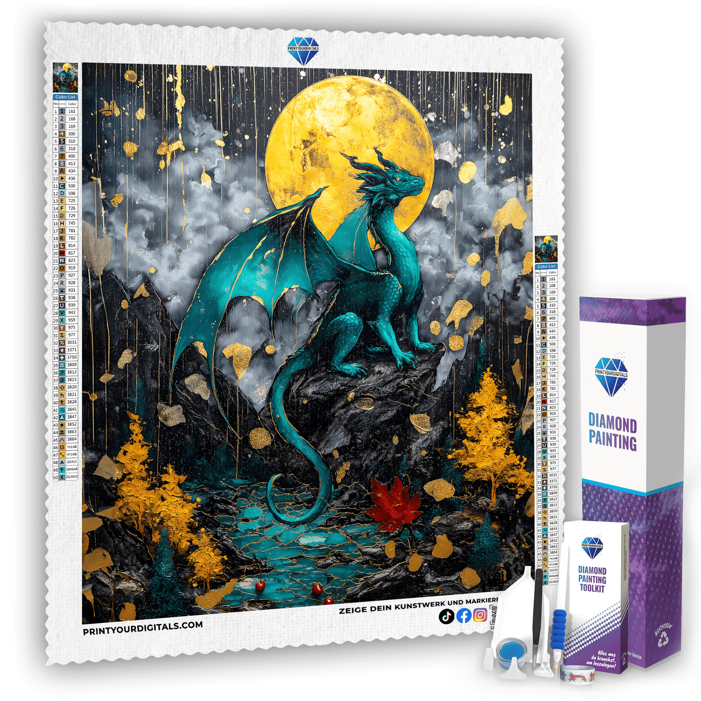 Diamond Painting - Drachenzauber