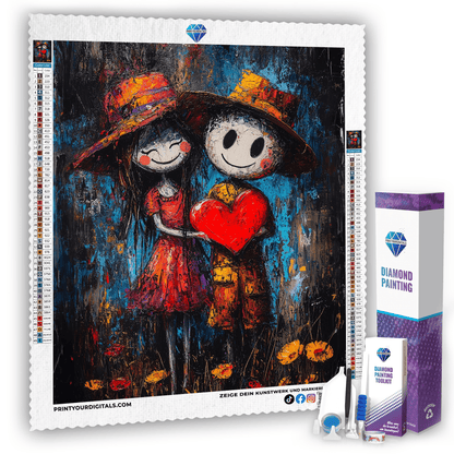 Diamond Painting - Herz der Familie