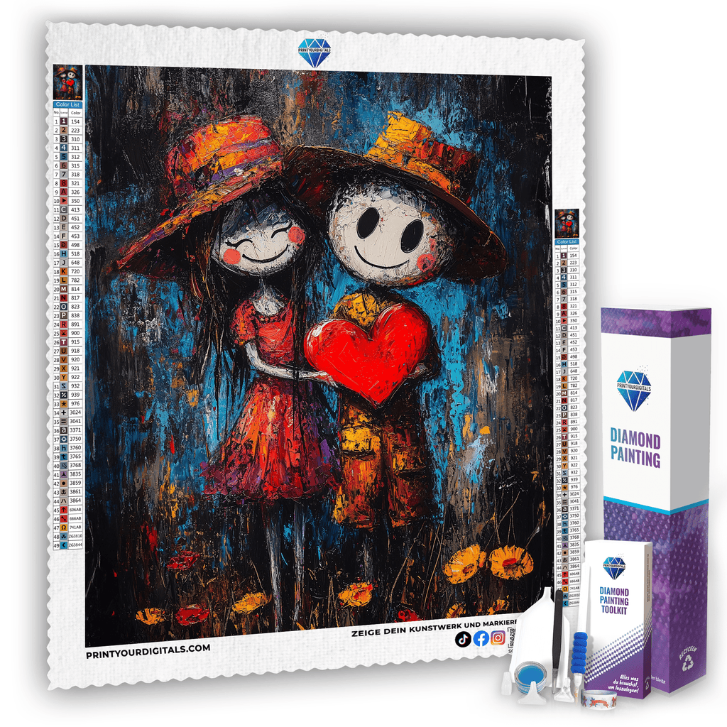 Diamond Painting - Herz der Familie