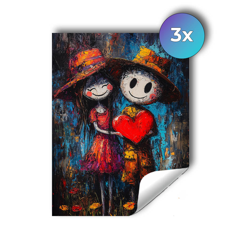 Sticker – Herz der Familie