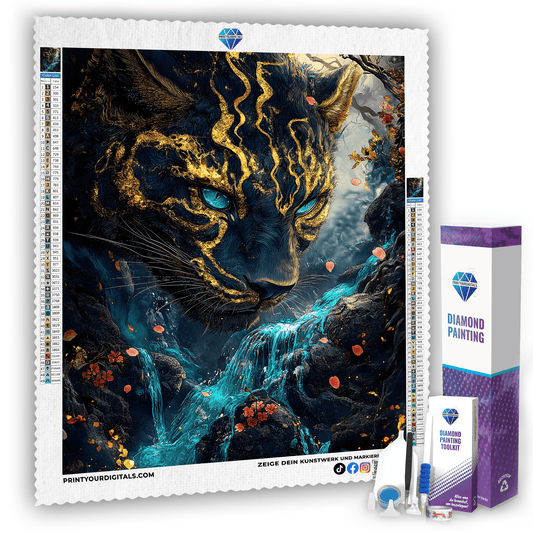 Diamond Painting - Goldklaue