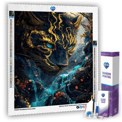 Diamond Painting - Goldklaue