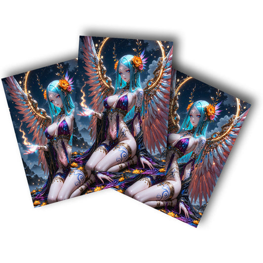 Sticker – Mondflügel Göttin