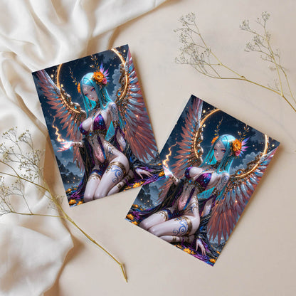 Sticker – Mondflügel Göttin