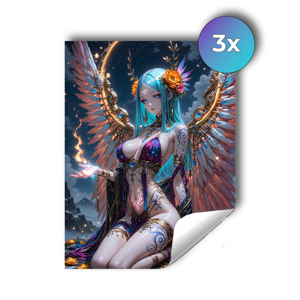 Sticker – Mondflügel Göttin