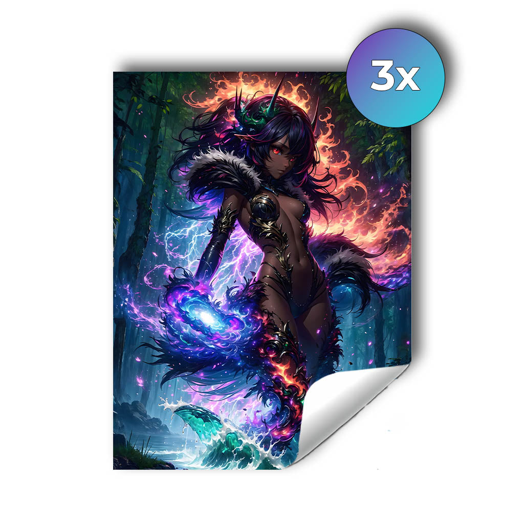 Sticker – Elementarmagierin