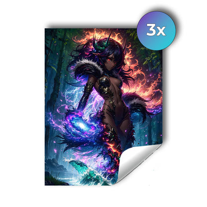 Sticker – Elementarmagierin