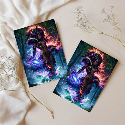 Sticker – Elementarmagierin