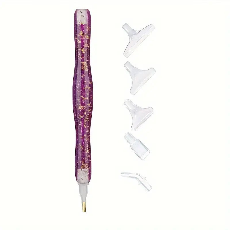 Diamond Painting Stift aus Harz – inkl. 6 Ersatzspitzen