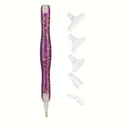 Diamond Painting Stift aus Harz – inkl. 6 Ersatzspitzen