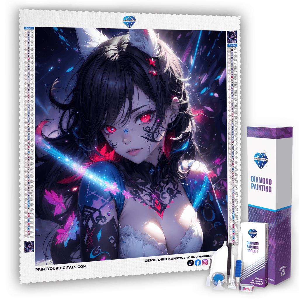 Diamond Painting - Schattenmagierin Domi