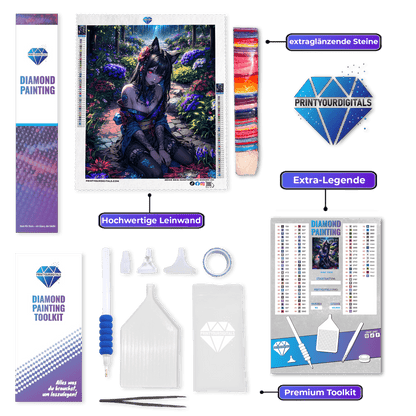 Diamond Painting - Waldprinzessin Lea