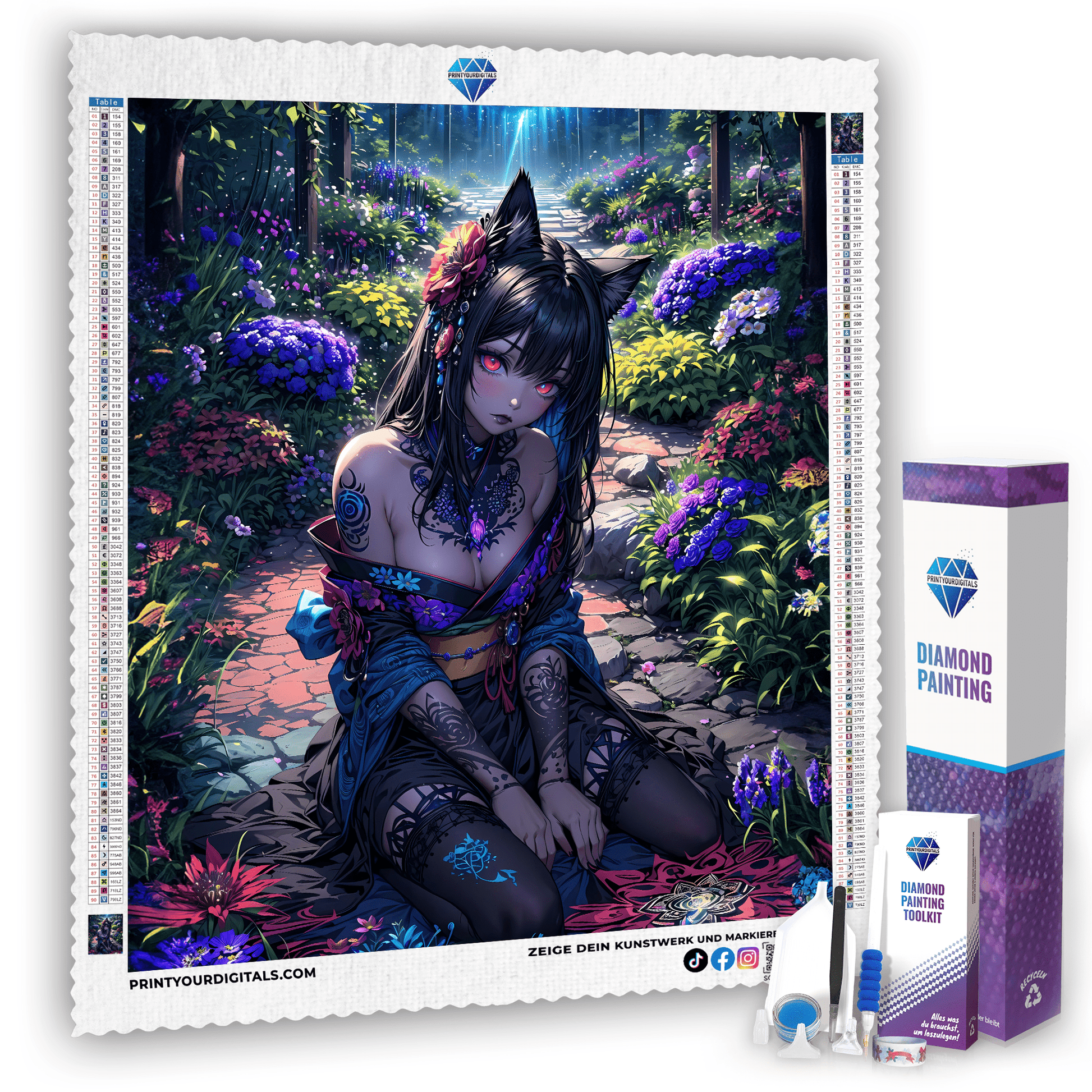 Diamond Painting - Waldprinzessin Lea