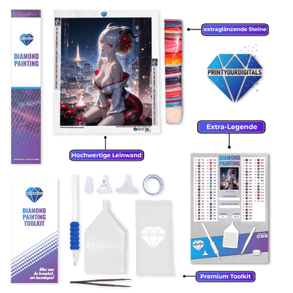 Diamond Painting - Tokio Nachtleben