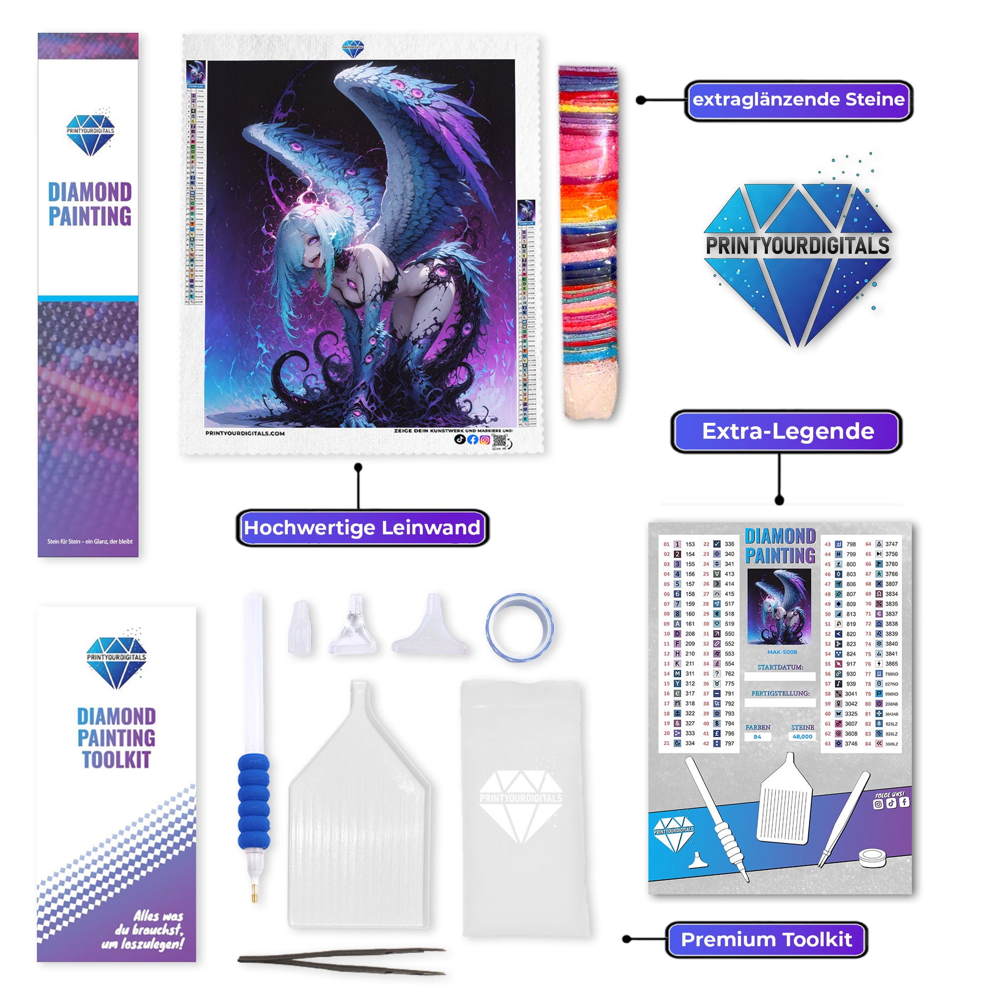 Diamond Painting - Gefallener Engel Nira