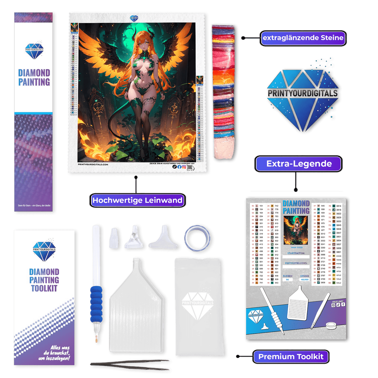 Diamond Painting - Naturgöttin Elsa