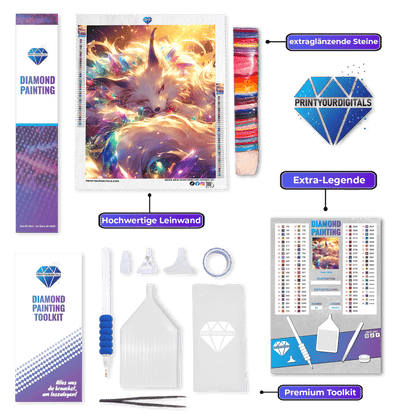 Diamond Painting - Fuchs Luna