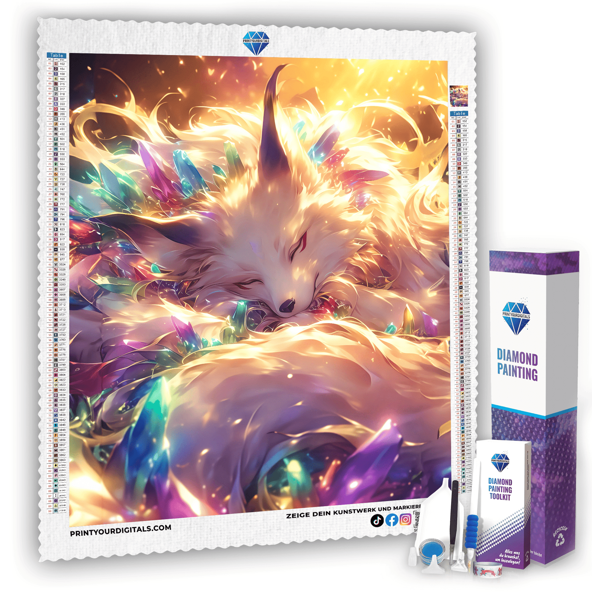 Diamond Painting - Fuchs Luna