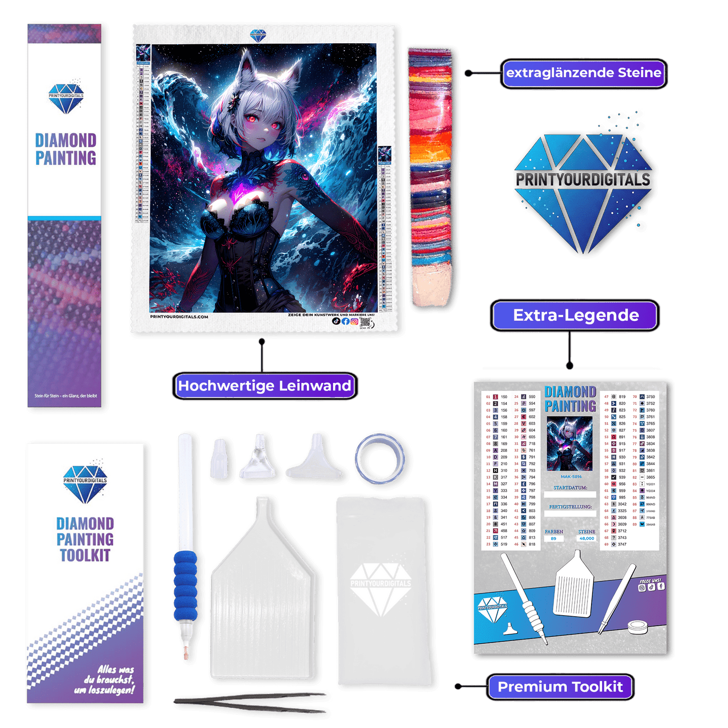 Diamond Painting - Kamir die Meereshüterin