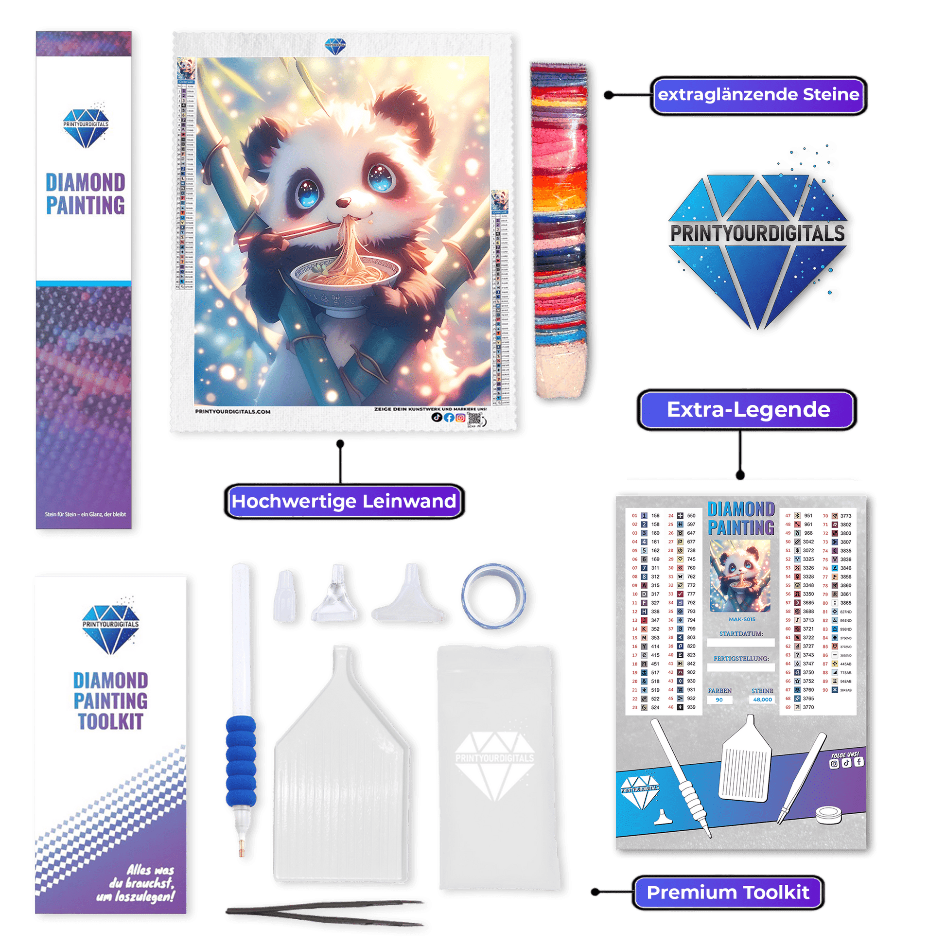 Diamond Painting - Panda Max