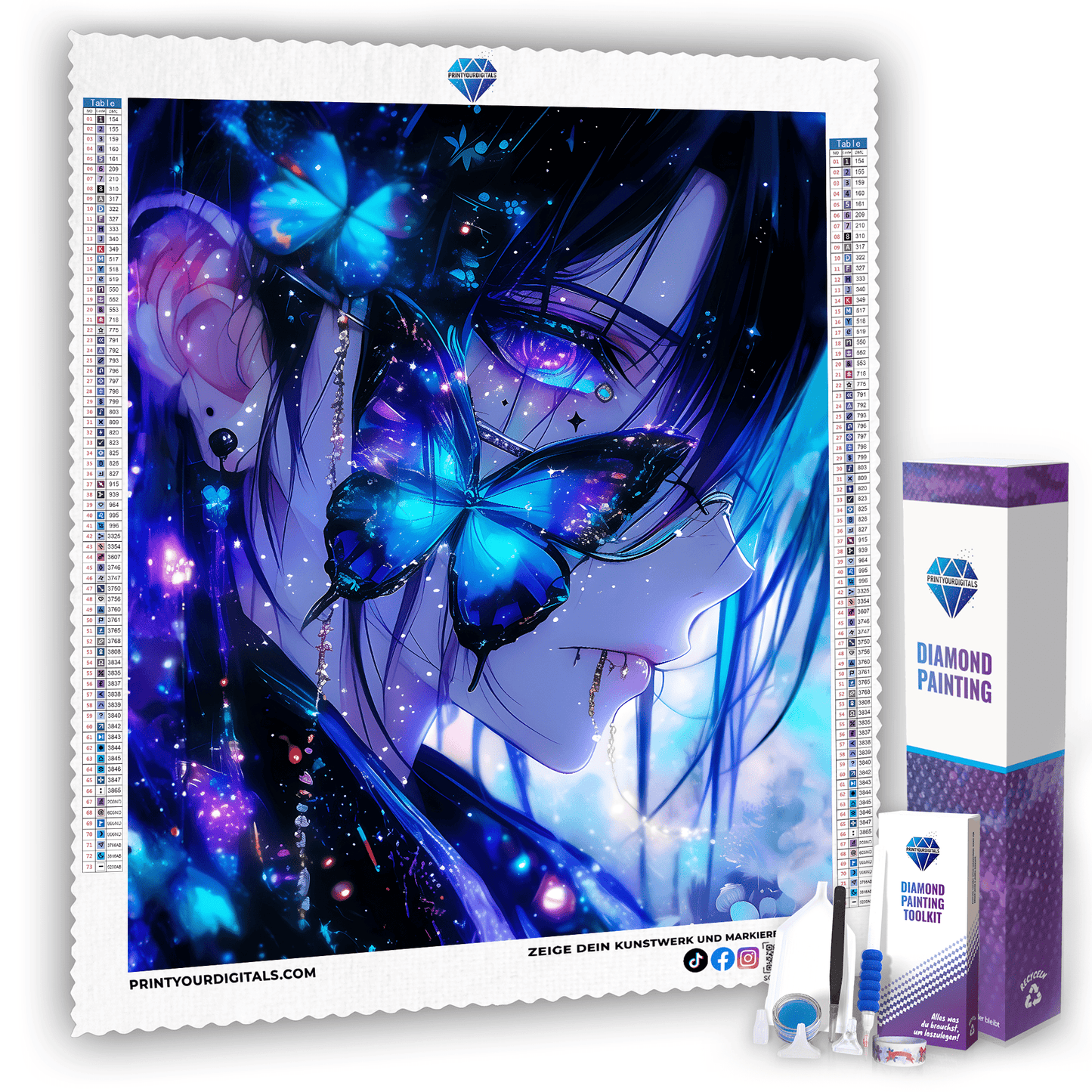 Diamond Painting – Mitternachtsliebe