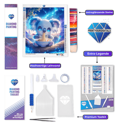 Diamond Painting – Kami der Koala