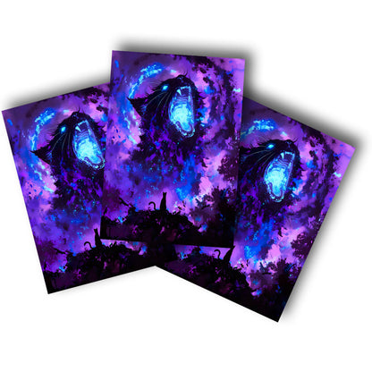 Sticker – Kosmische Katzenkraft