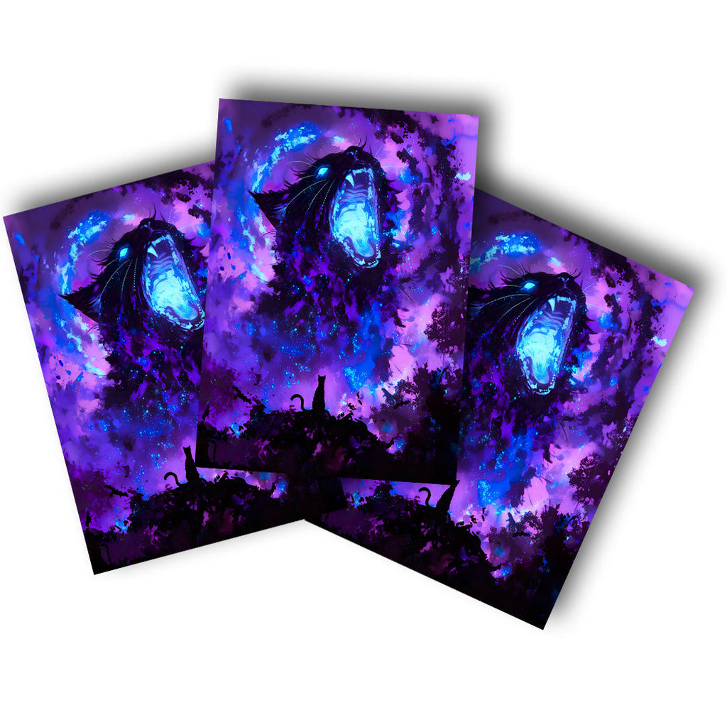 Sticker – Kosmische Katzenkraft