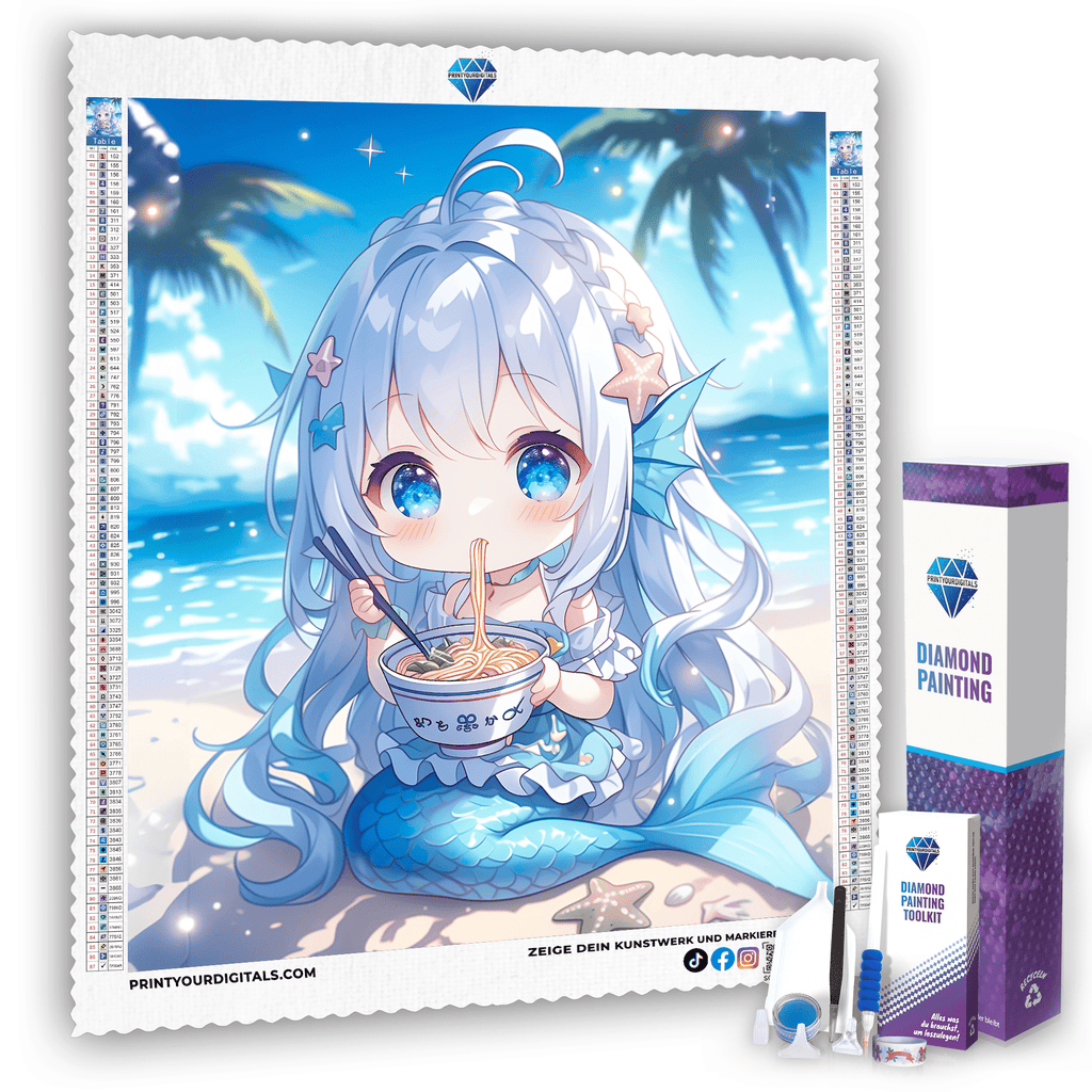 Diamond Painting – Meerjungfrau Layla