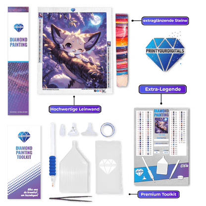 Diamond Painting – Füchsin Luna