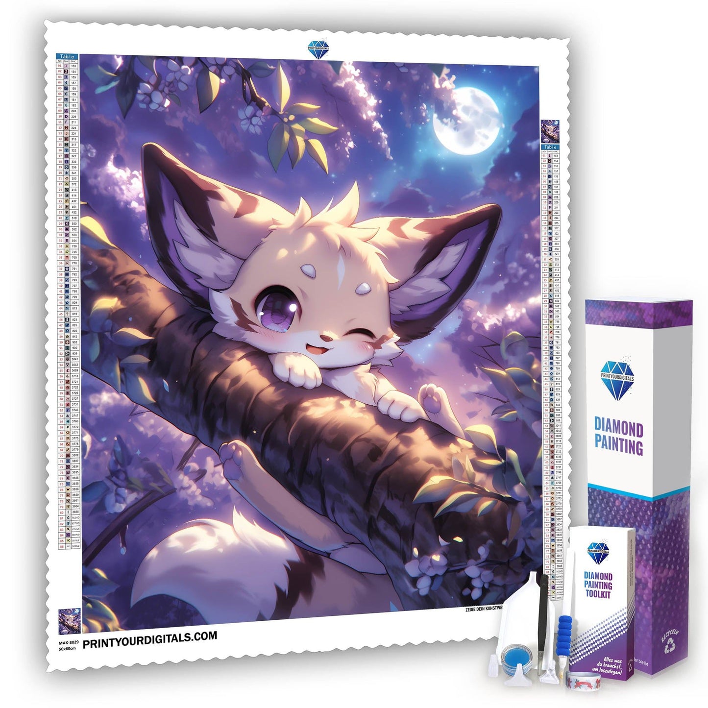 Diamond Painting – Füchsin Luna