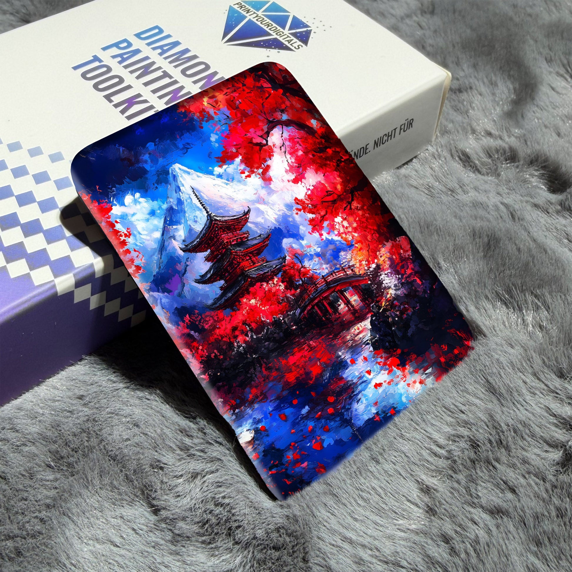 Cover Minder – Japanischer Tempel im Herbst