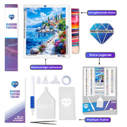 Diamond Painting – Küstenvilla