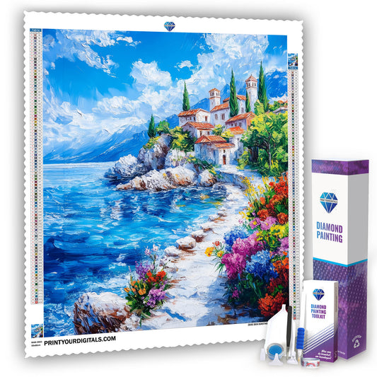 Diamond Painting – Küstenvilla