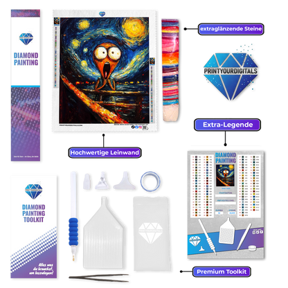 Diamond Painting – Schrei der Sterne