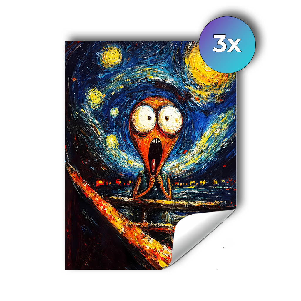 Sticker – Schrei der Sterne