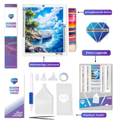 Diamond Painting – Sommerhafen