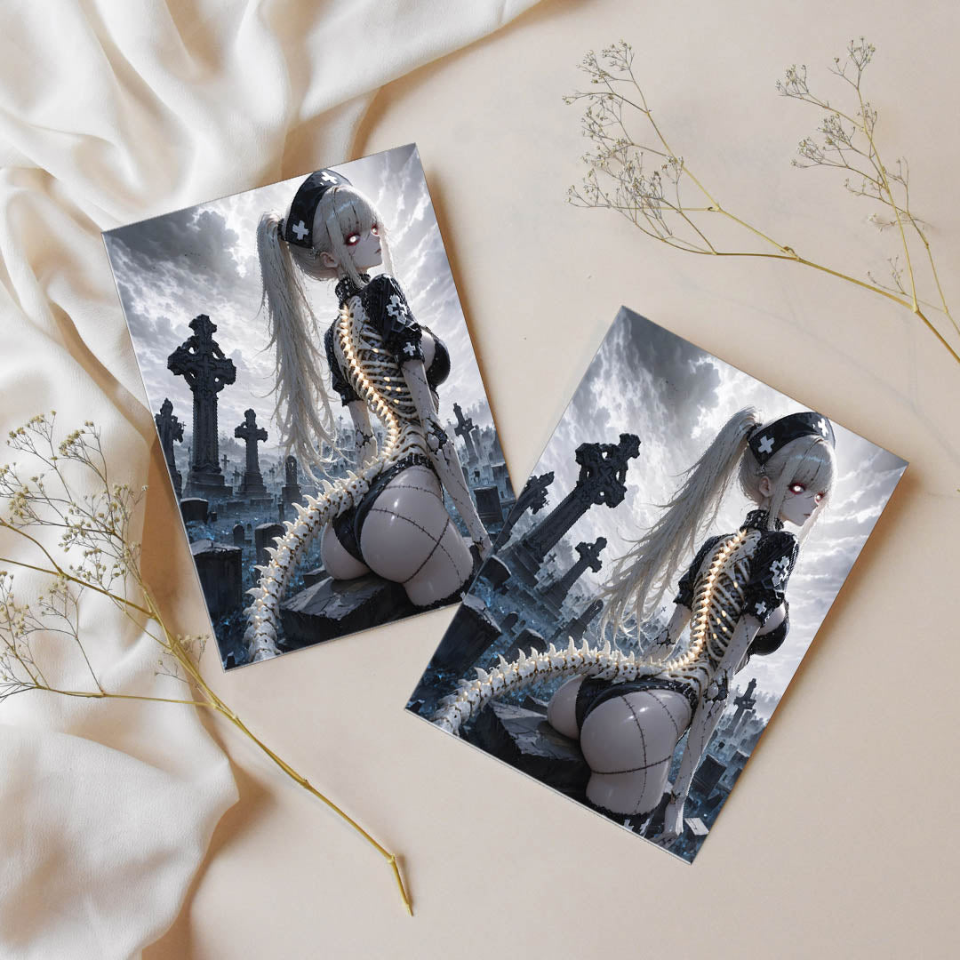Sticker – Friedhof Krankenschwester