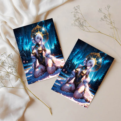 Sticker – Nordlicht Göttin Luna