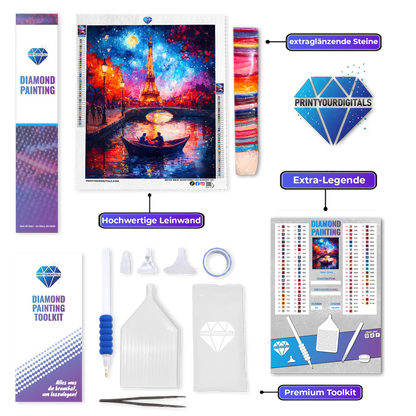 Diamond Painting – Abend in Paris